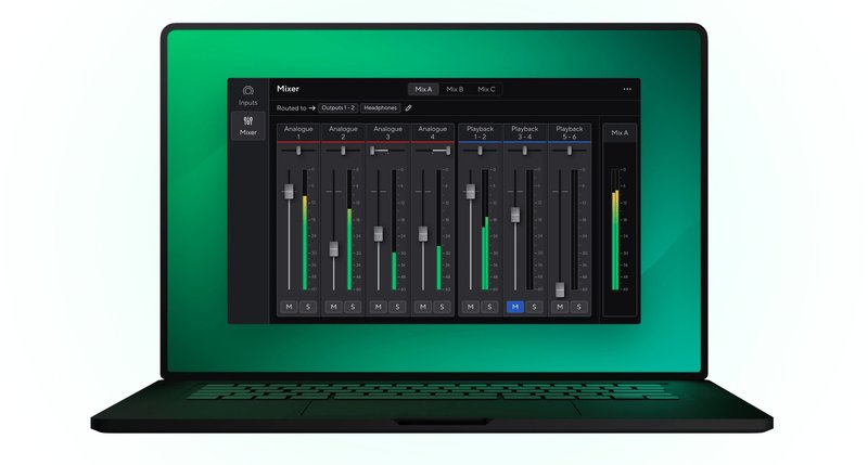 Focusrite Scarlett 2i2 4G כרטיס קול מקצועי לאולפן הקלטות דור 4.