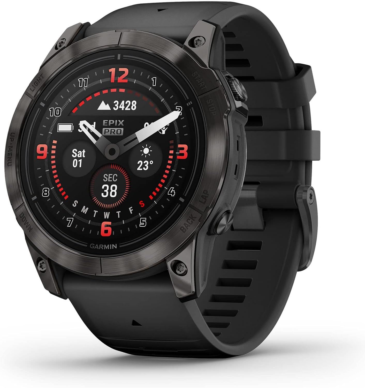 Garmin epix Pro (Gen 2) Sapphire Edition 51mm 010-02804-00 שעון פעילות ודופק.