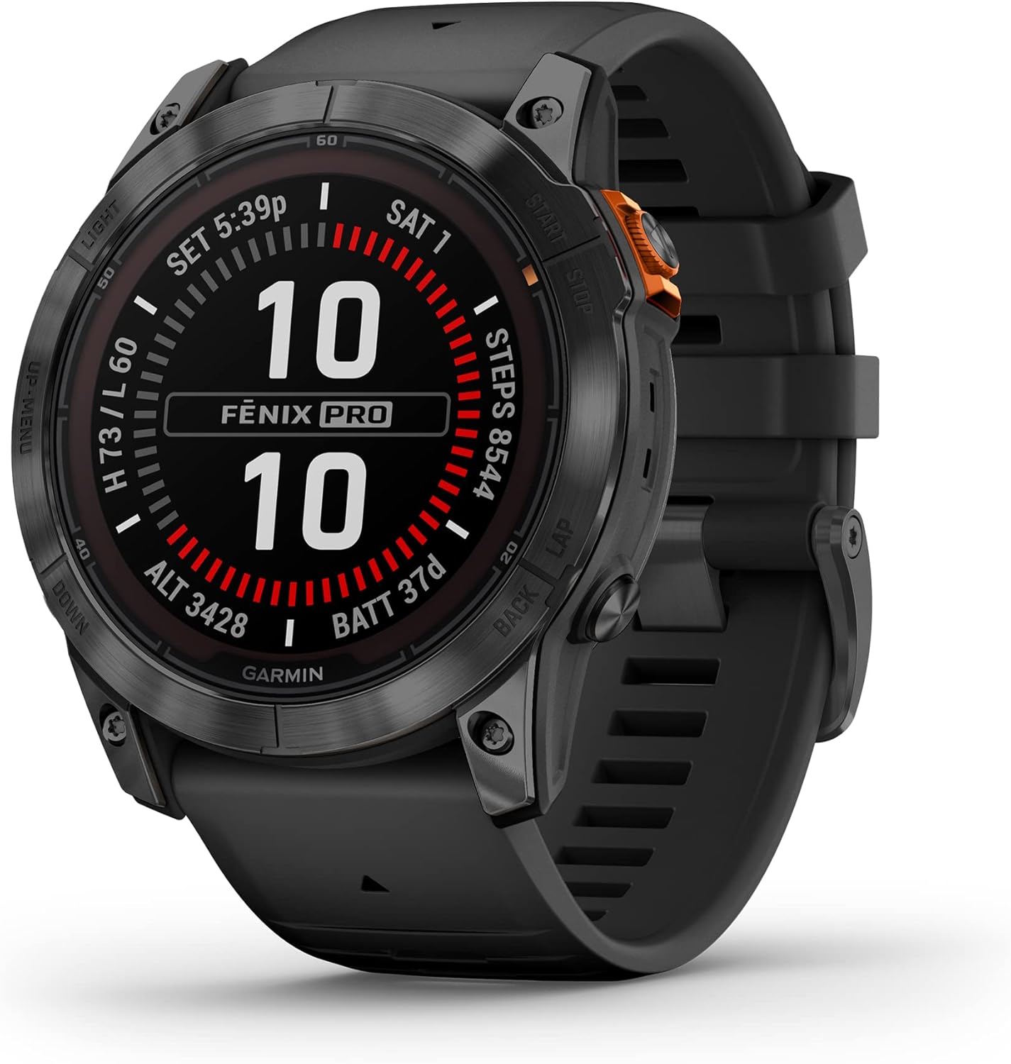 Garmin fenix 7X Pro Solar 51mm GPS שעון פעילות ודופק.