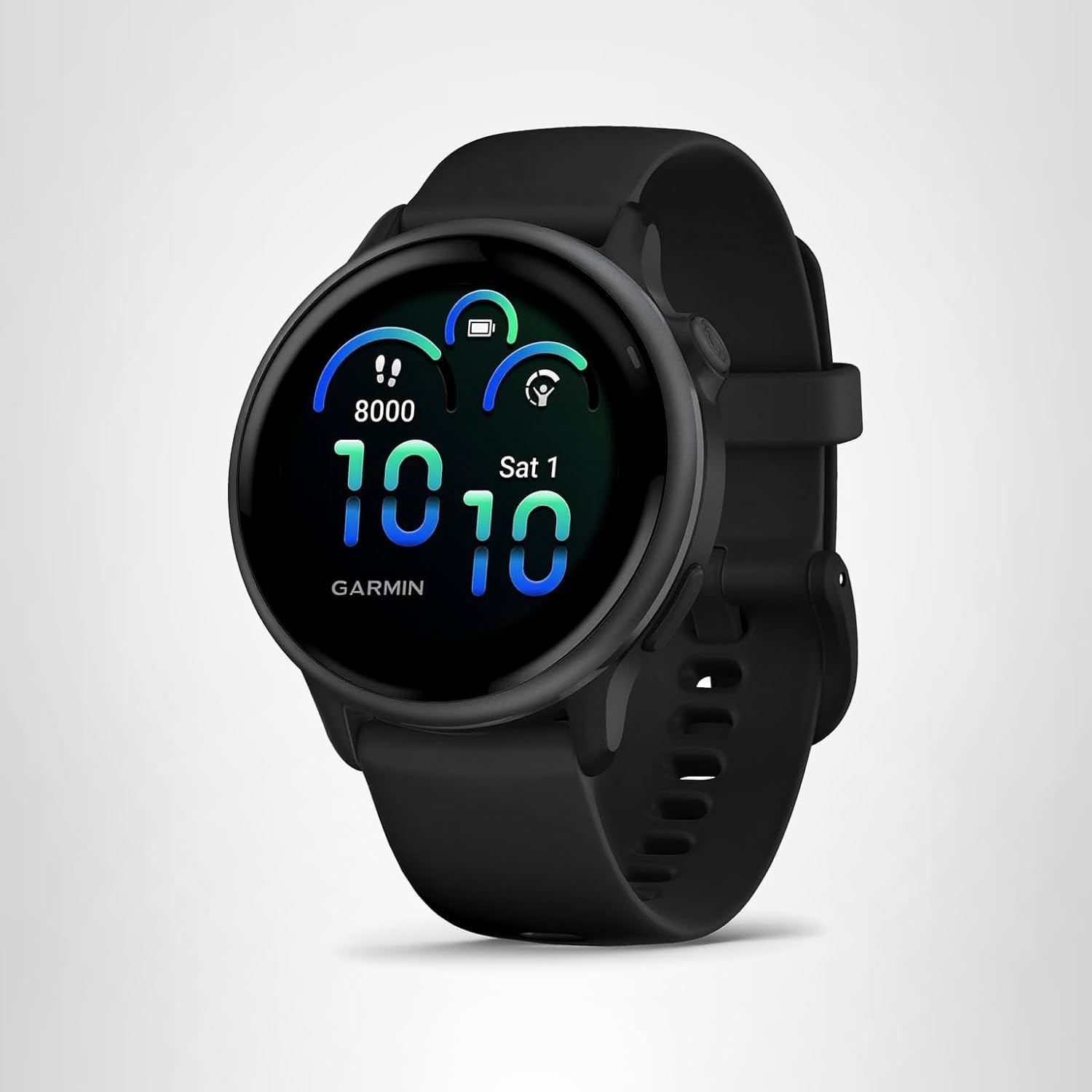 Garmin v&iacute;voactive 6 GPS AMOLED 42mm 010-02985-00 שעון פעילות ודופק.