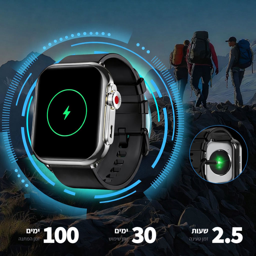 K62 שעון פעילות חכם בלוטוס כולל מד דופק לחץ דם חמצן בדם עם צג צבעוני.