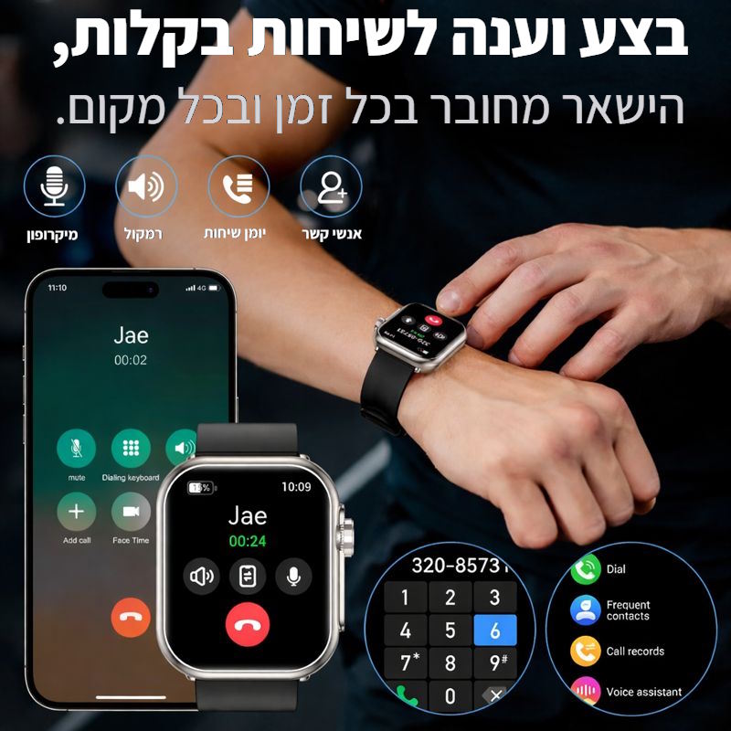 K62 שעון פעילות חכם בלוטוס כולל מד דופק לחץ דם חמצן בדם עם צג צבעוני.