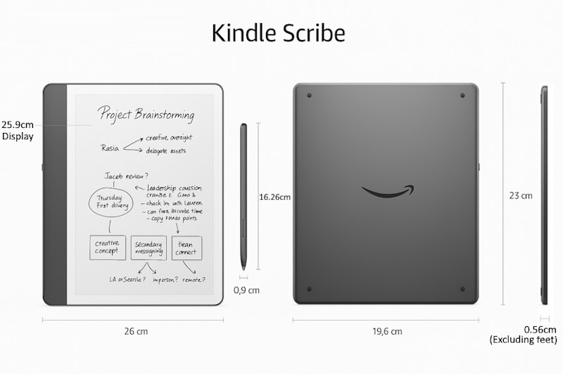 Kindle Scribe with redesigned display