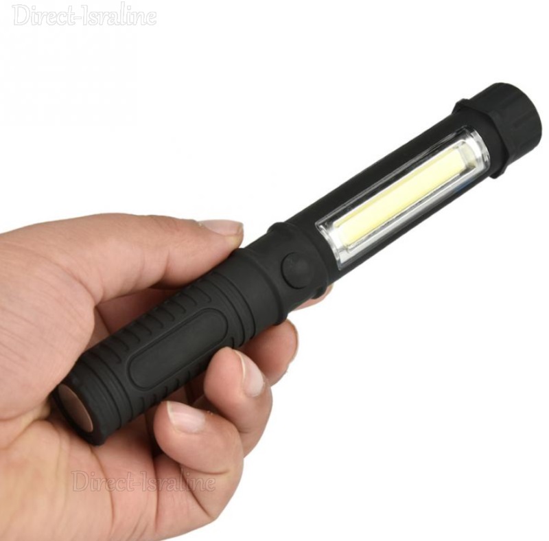 LED COB CREE פנס כפול רב תפקודי גם רפואי לרופא/אחות גם לשימוש בשטח עם מנורת