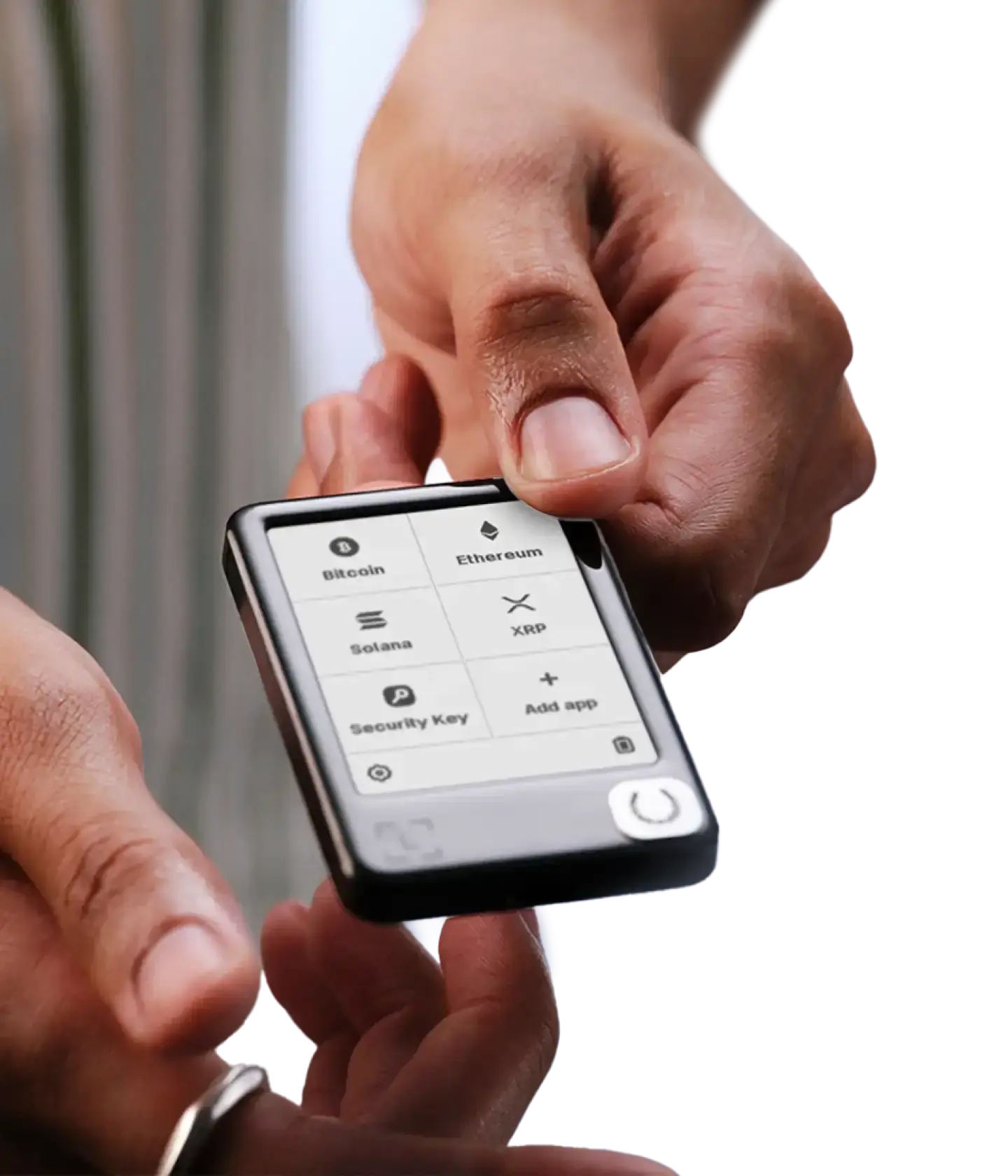 Ledger Nano Gen 5 ארנק חומרה מוצפן לביטקוין איתריום לייטקוין ורבים נוספים.