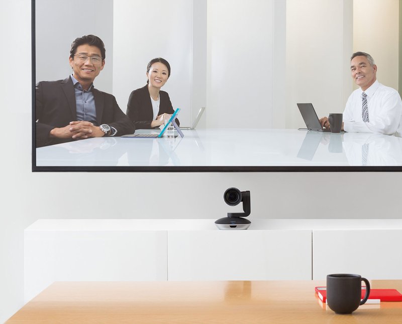 Logitech PTZ Pro 2 מצלמת ועידה – חדר ישיבות.