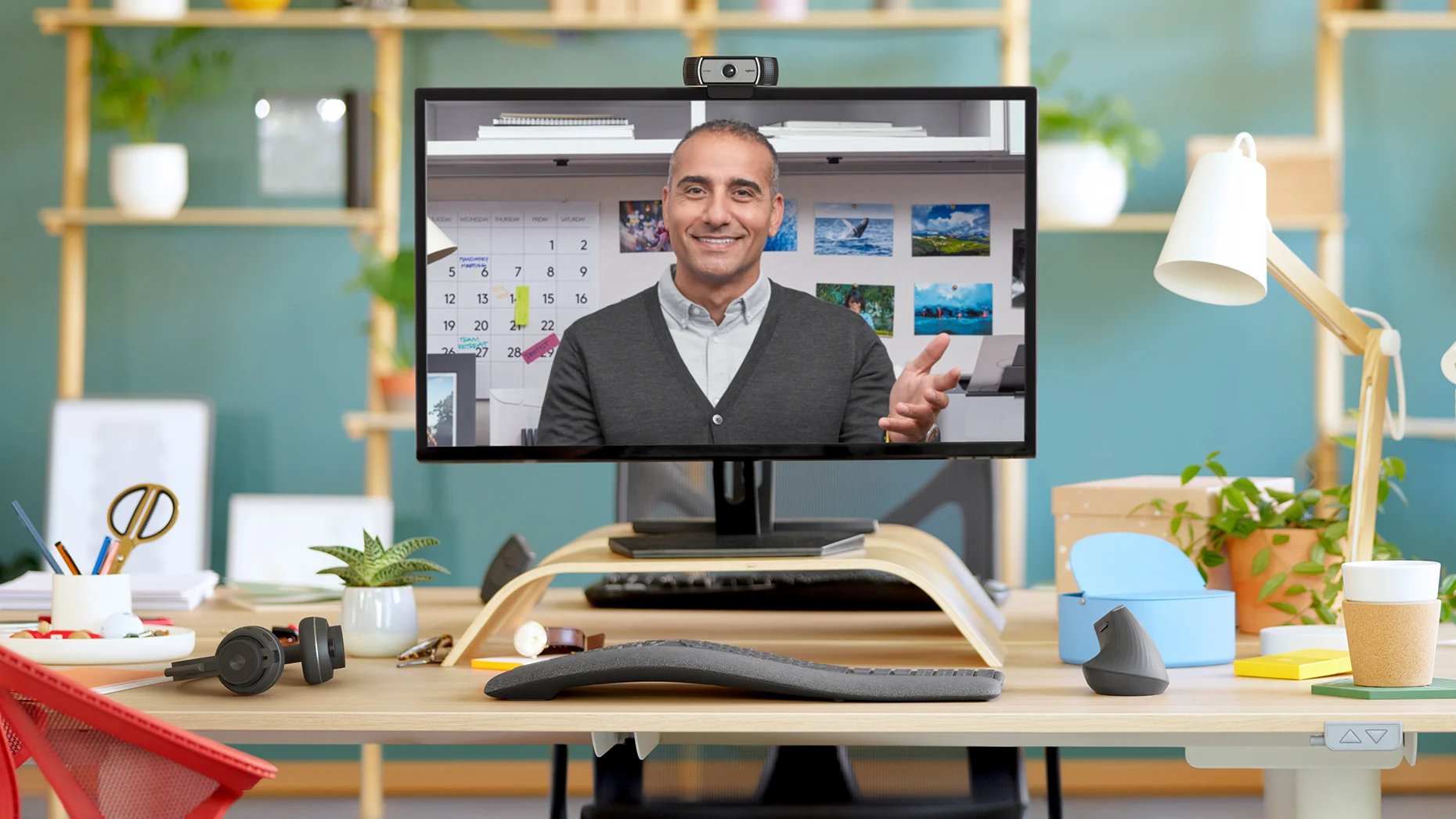 Logitech Webcam C930e מצלמת רשת.