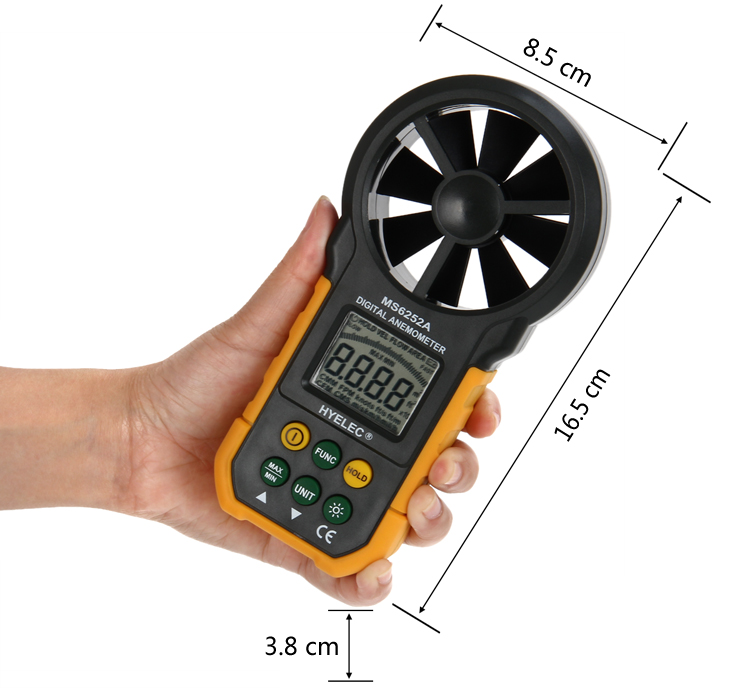 MS6252A מד רוח.