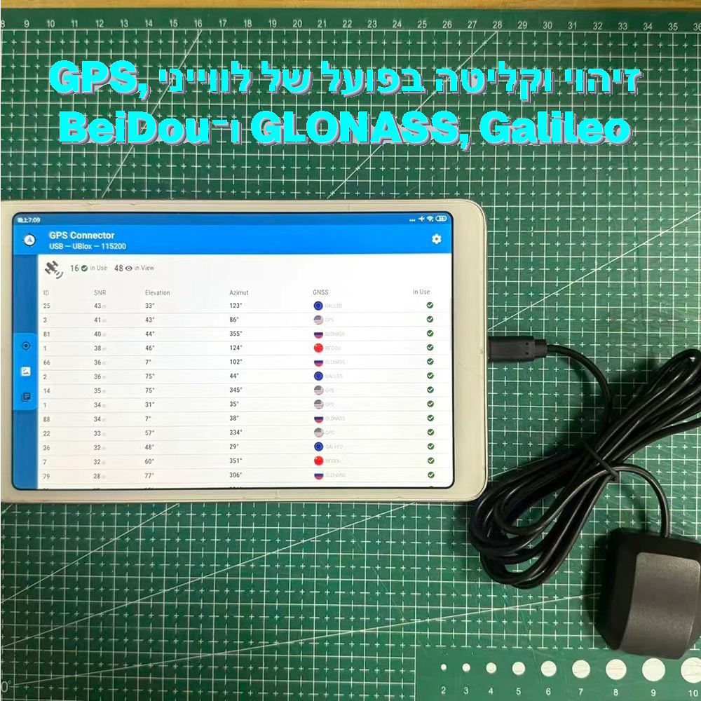 gps glonass beidou galileo-ותמיכה-ב ubx-m9 מקלט ניווט לווייני חיצוני למחשב עם שבב.