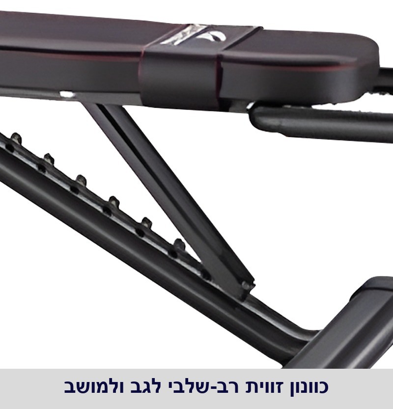ספסל אימון משקולות מתכוונן רב-תפקודי D6397.