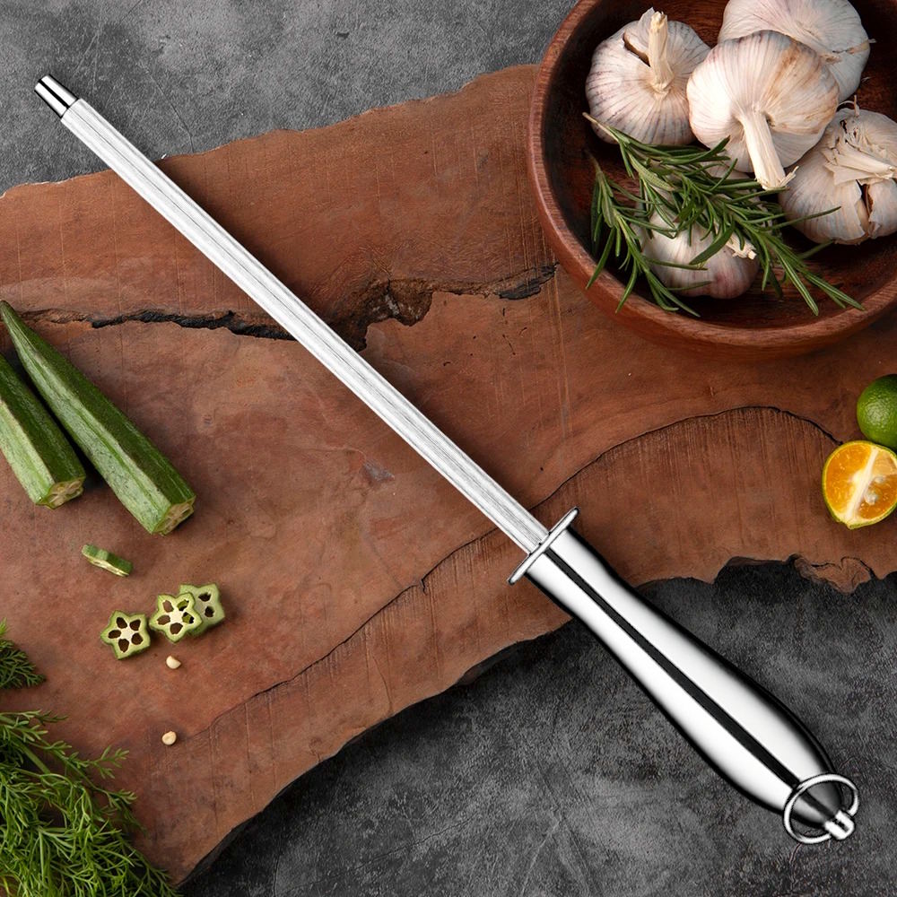 D3725 מוט השחזה מקצועי מנירוסטה 20.5 סנטימטר