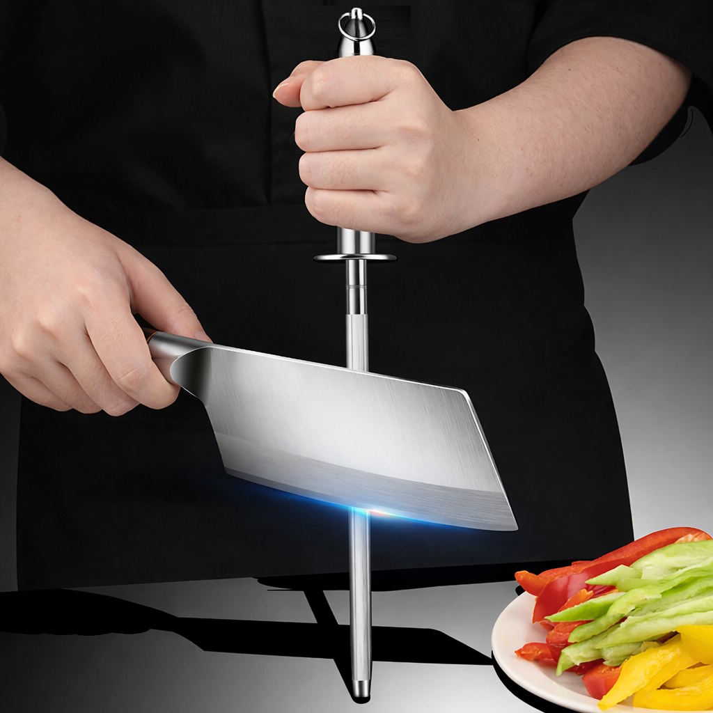 D3725 מוט השחזה מקצועי מנירוסטה 20.5 סנטימטר